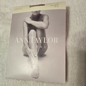 Ann Taylor Hosiery Long Natural 2 Ultra Sheer Control Top NIP